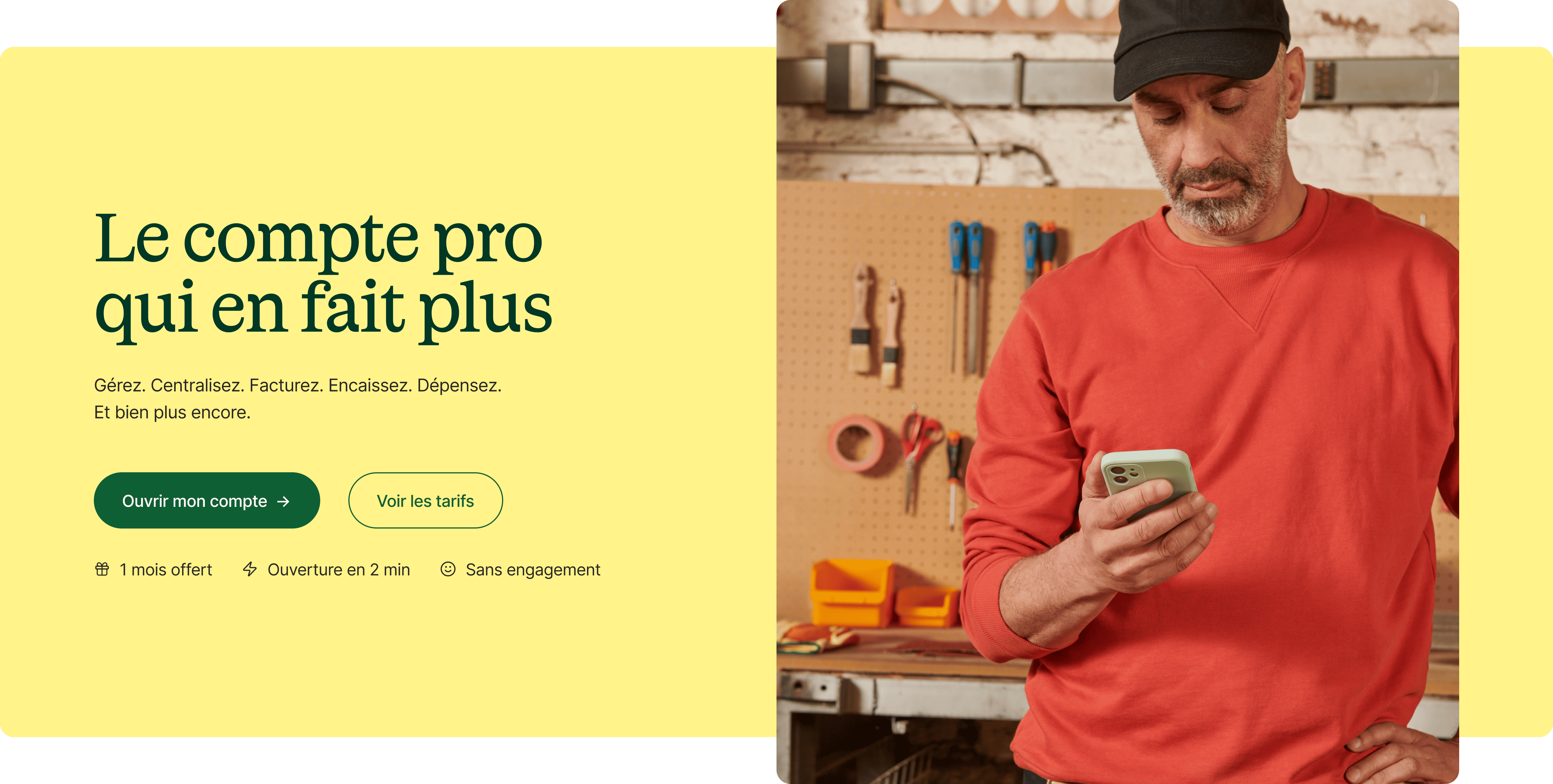 Carte Mastercard Business Shine et application mobile de gestion du compte pro